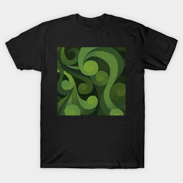 Winding Vines T-Shirt by KiellR